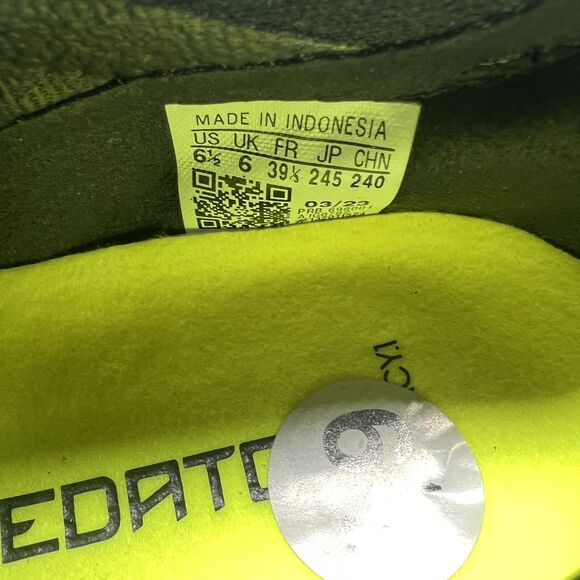 adidas Predator Accuracy.1 Low Firm Ground Soccer Cleats IG0782 Men Sz 6.5 NEW main image 9